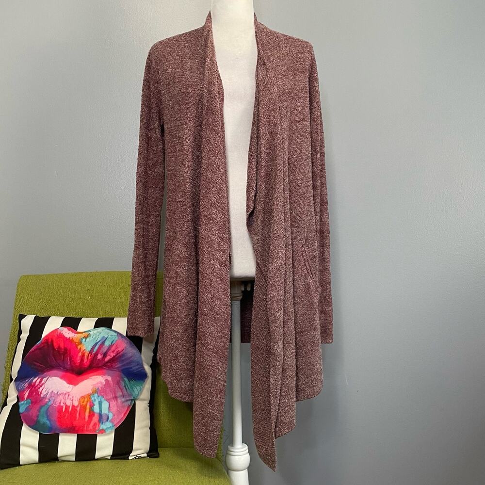 Barefoot Dreams Cozy Chic Lite Island Wrap Cardigan Sweater S/M